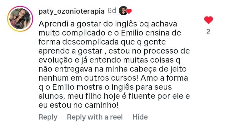 Depoimento da Patricia Monteiro
